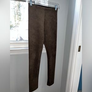 BCBGMAXAZRIA Suede Leggins